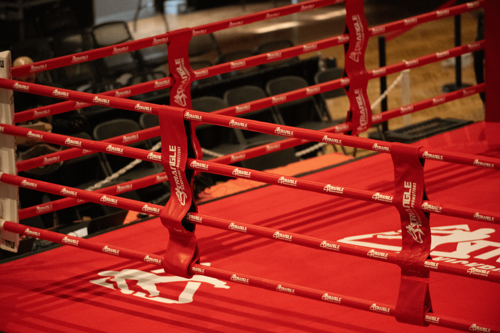 Triangle Kickboxing Promotions Ring Setup